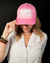 EVB Trucker Hat (Pink) - Curved Bill