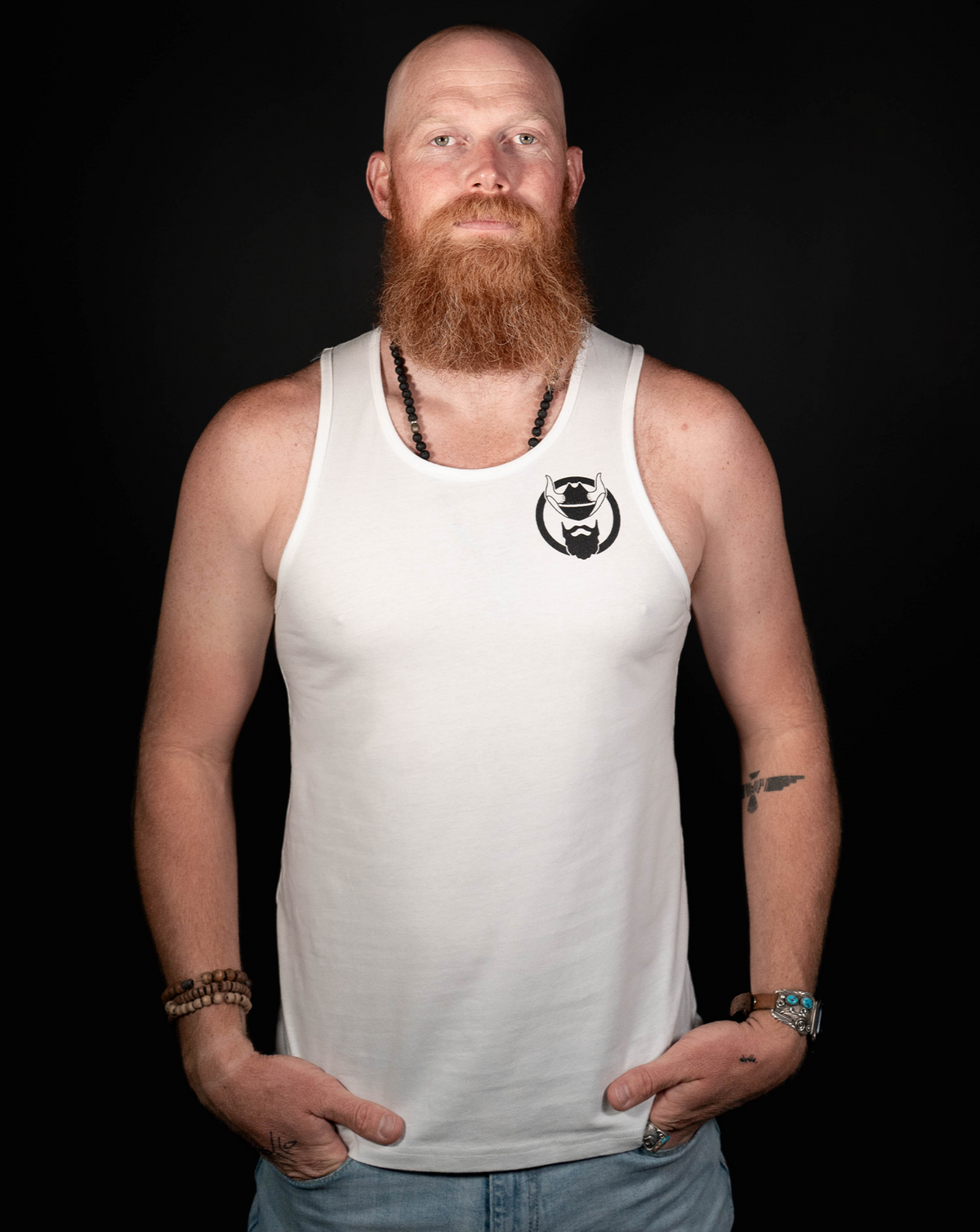 Viking Back Stripe Tank Top