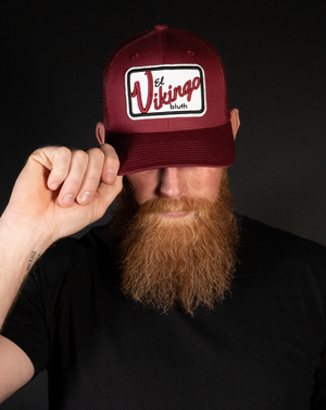 EVB Trucker Hat (Maroon) - Curved Bill