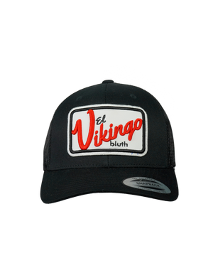 EVB Trucker Hat (Black & Red) - Curved Bill