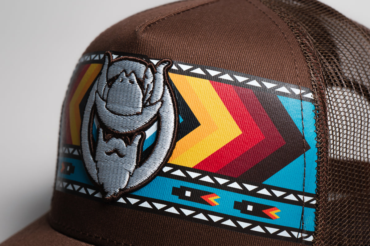 El Vikingo Multi Color Tribal Print Cap