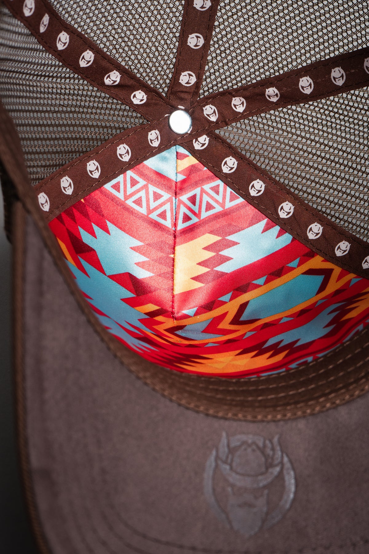 El Vikingo Multi Color Tribal Print Cap