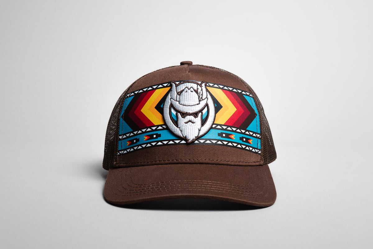 El Vikingo Multi Color Tribal Print Cap