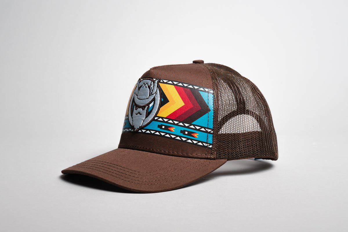 El Vikingo Multi Color Tribal Print Cap