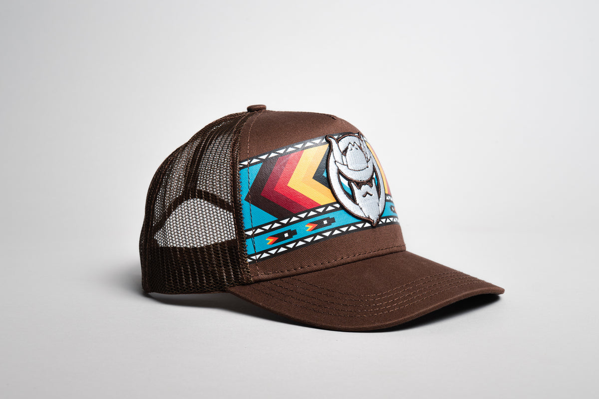 El Vikingo Multi Color Tribal Print Cap