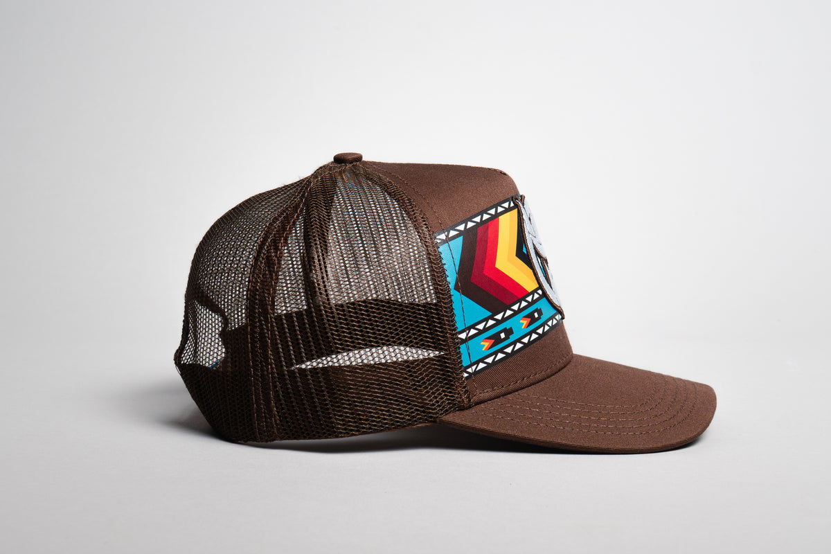 El Vikingo Multi Color Tribal Print Cap