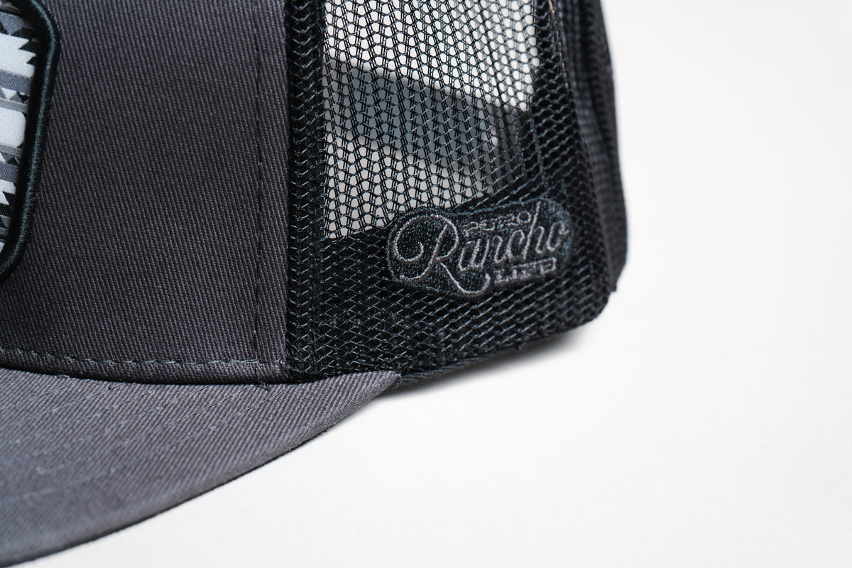 El Vikingo Charcoal Tribal Patch Cap