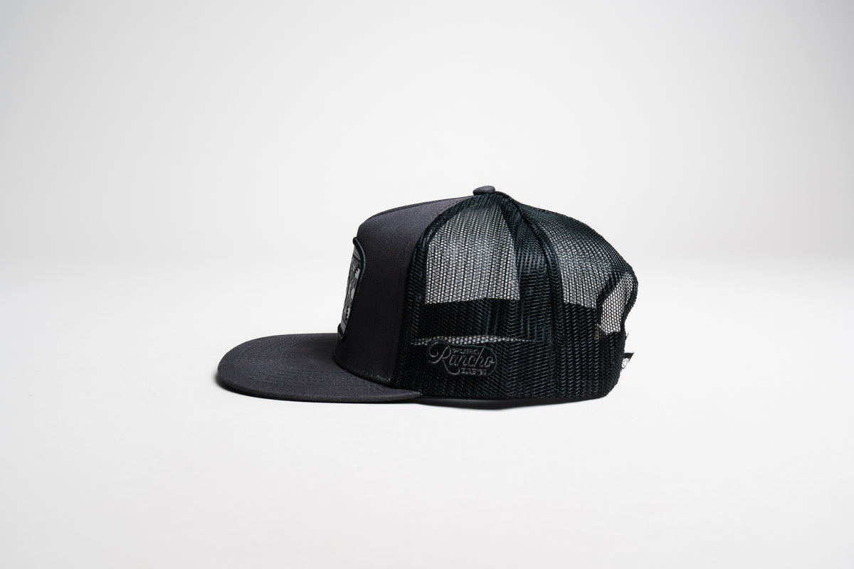 El Vikingo Charcoal Tribal Patch Cap