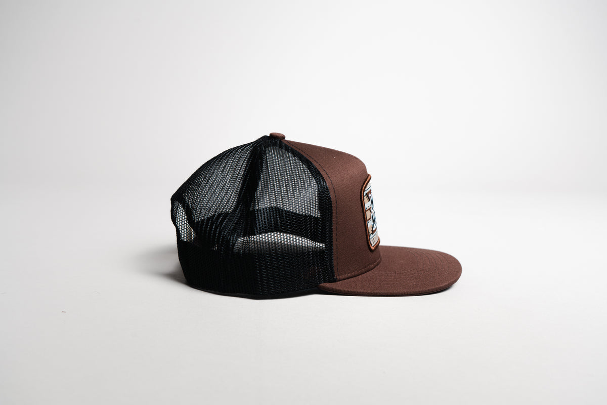 Brown Mao&#39; Meno&#39; Tribal Patch Cap