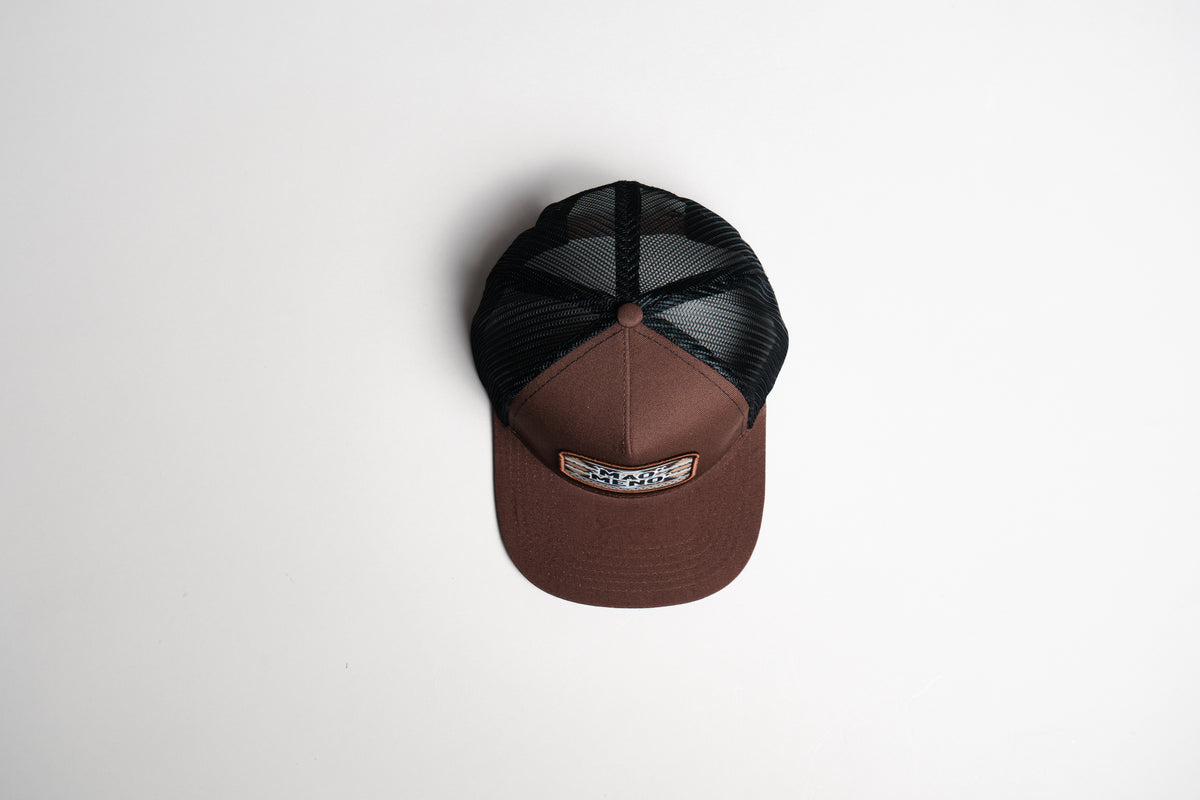 Brown Mao&#39; Meno&#39; Tribal Patch Cap