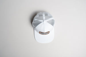 White Mao' Meno' Tribal Patch Cap