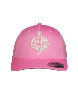 Las Mijas Trucker Hat (Pink) - Curved Bill