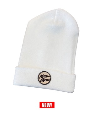 Mao' Meno' - Beanie with Leather Patch (3 Different Colors)