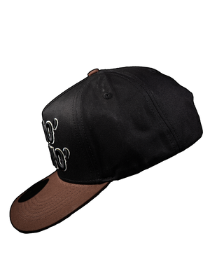 Black Mao' Meno' Outline Cap