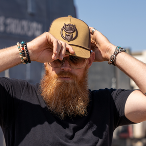 El Vikingo "Desert Dust" - Snapback with Rope