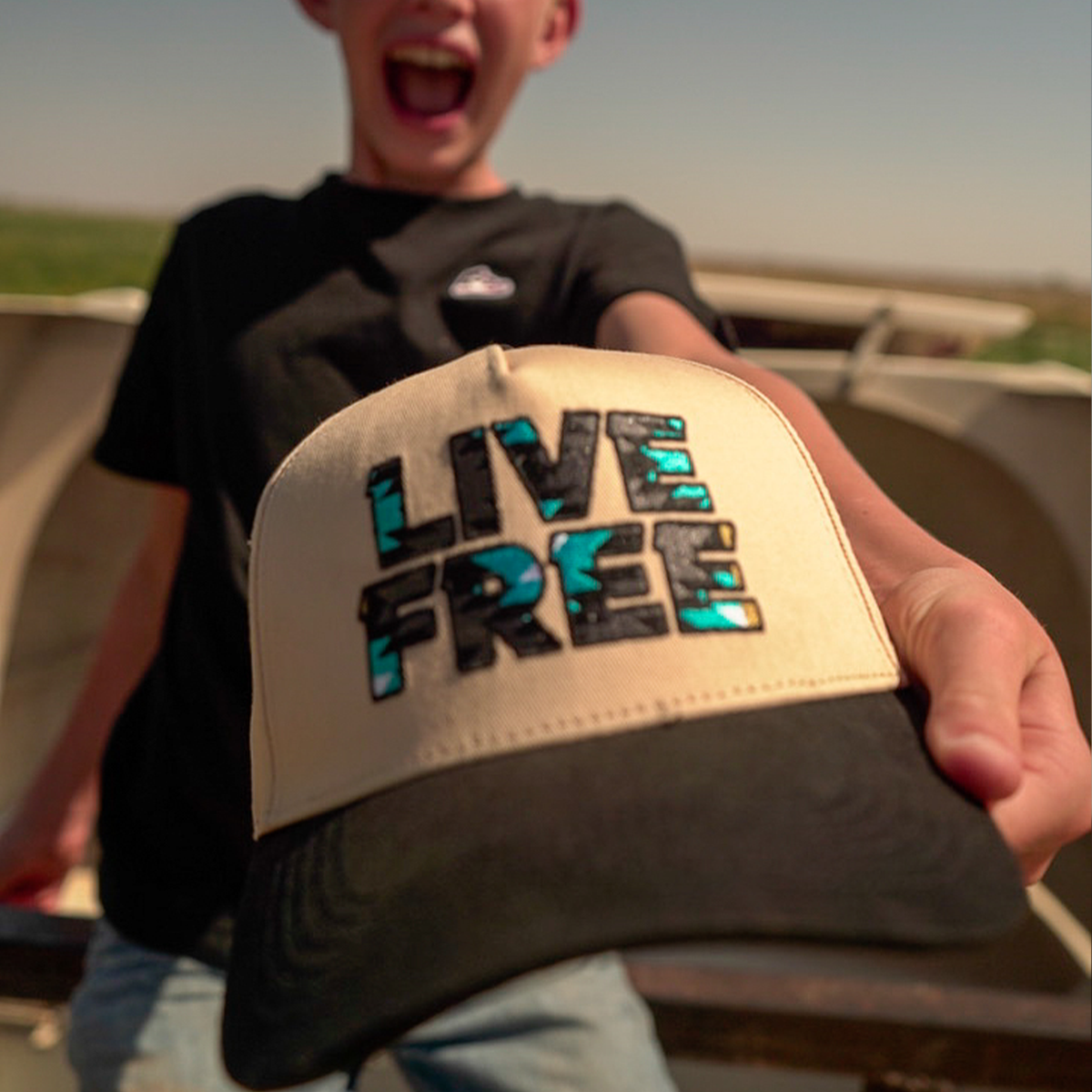 Vikingo Tribe &quot;LIVE FREE&quot; - Snapback Cap