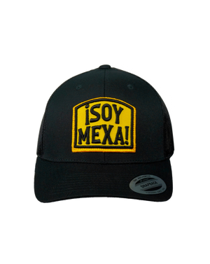 ¡Soy Mexa! Curved Trucker Hat (Black)