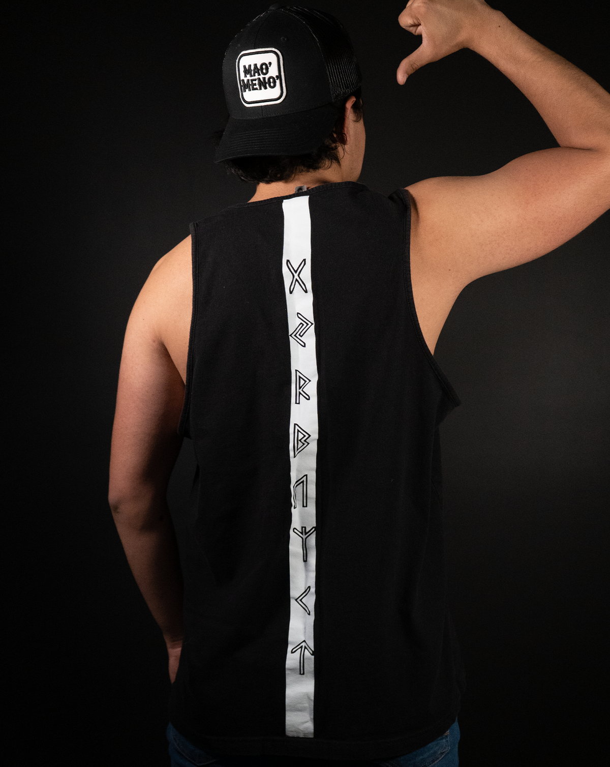 Viking Back Stripe Tank Top